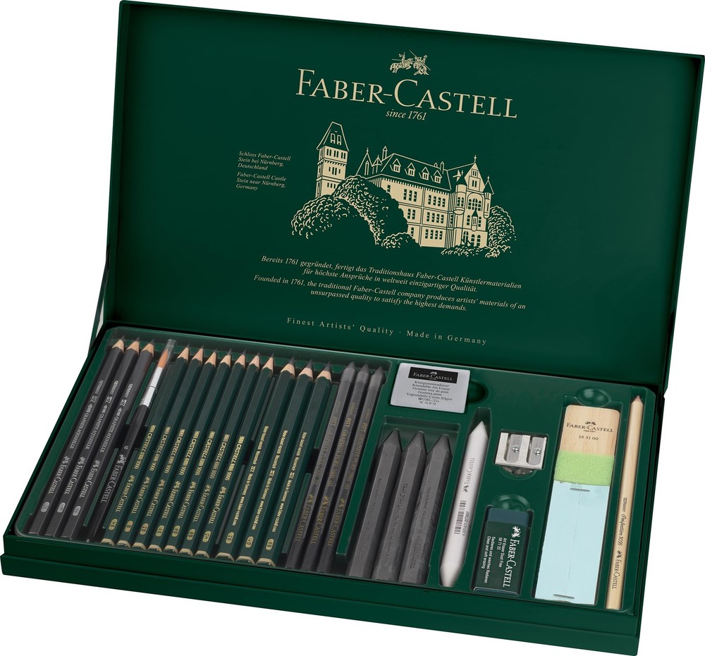 26 Piece Pitt Graphite Tin Set