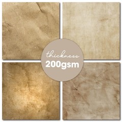 Desecraft 48 sheets Vintage Antique Scrapbooking 5.9 x 8.27 inches, beige