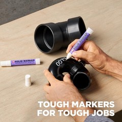 Black Paint Markers – Permanent – Wood & Glass – 12 Pack