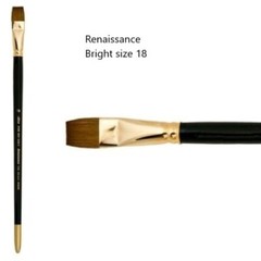 Silver Brush Ltd Renaissance series BRIGHT brushes for Oil & Watercolor, Sable