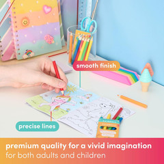 THE TWIDDLERS 60 Pack Mini Colored Pencils – 6 Pencils per Box – 360 Bulk Mini C