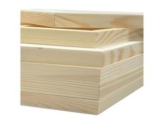 12×14 in Wood Panel Boards Wooden Hexagon Shaped Canvas for Painting Crafts(6…