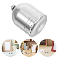 2Pcs Reusable Metal Airbrush Mixing Cups with Lids for Spray Painting Silver