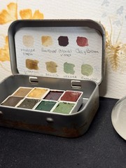 Forest Pallet Handmade watercolors from earth pigments