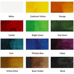 Acrylic Ink Premium 12pc x 20ml (0.7 US fl.oz), Acrylic Inks for Artists, Ess…