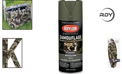 Krylon’s 11oz Ultra Flat Camouflage Paint – Easy Application, Full Coverage