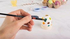 XDT#950 Round Tip Art Brush 5Pc #2#4#6#8#10 Horse Hair Acrylic Watercolor