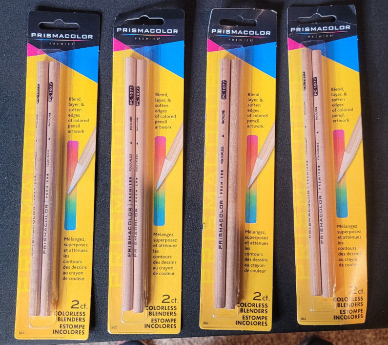 Prismacolor Colorless Blender Pencils, Adult Coloring, 8 Pencil Lot NEW