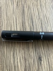 UNI-BALL Uni-Pin 0.6mm BLACK FINE LINE Drawing Pen NO: PIN 06-200 (PKT 2 PENS)