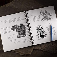 Premium Sketch Books 9in x 12in | Double Sketch Pad Pack | 200 Sheets of Qual…