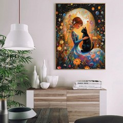 Diy Paint By Numbers Kit Stunning Sunrise Mountain View Full Drill Wall Art