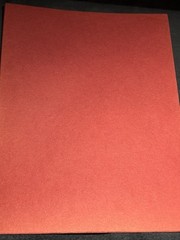 Vintage “Webster” Construction Paper ‘1037 Christmas Red’ 18 Sheets Remaining