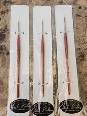 Lot 3 Jack Richeson 2010 Series Finest Sable Paint Brush Size 0, 1, 2
