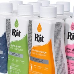 Rit Dye Liquid – Wide Selection of Colors – 8 Oz. (Black) Black