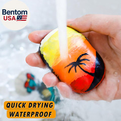 Orange Paint Markers, 2 Pack Oil-Based Waterproof Quick Dry Permanent Paint Pen