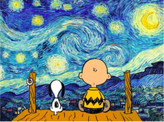 Paint by Number Kits Starry Night Paint van Gogh Modern Art for Adults 16x20in
