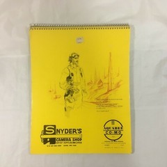 Book Art Sketch Snyder’s Aquabee Co-Mo 11 x 14 Illustration Drawing Partial