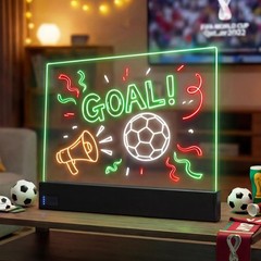 16 Inch LED Note Board with 8 Dry Erase Markers for Kids Toys, Glow Drawing B…