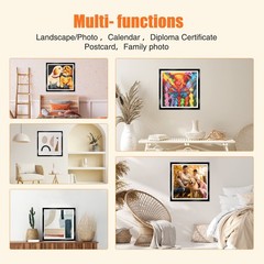NAIMOER Upgraded 2Pack Diamond Painting Frames for 13.7×13.7in, 35x35cm Black