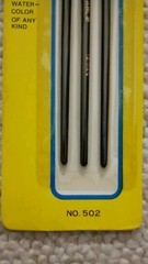 Vintage Artist Brushes (2 Sets) Studio 5 No. 502 and No. 503