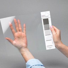 SureSwatch 10002 Plastic Paintable Clear Film 9 L x 12 W in. (Pack of 50)