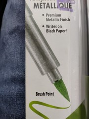 Inc. Journaling Metallic Brush Marker Pens, 1-ct. Green ink.
