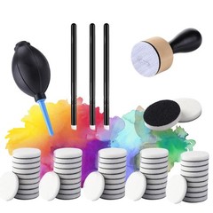 57PCS Ink Blower Applicator Tool Set, Blending Brushes, Foam, Card Making