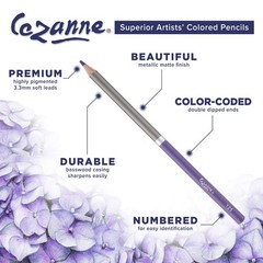 6 PCS Premium Colored Pencils Rose Red Highly Pigmented Drawing Blending Art