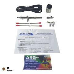 S622-SET Dual-Action Siphon Feed Airbrush Kit – 3-nozzle Pro Set