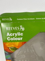Reeves Acrylic Colour Complete Painting Set Paints Brushes Boards Palette + More