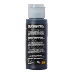 Plaid Folkart Satin Licorice Hobby Paint 2 Oz. Pack Of 3