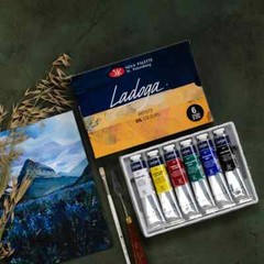 Oil Paint Set LADOGA Extra Fine 6x46ml St.Petersburg NEVSKAYA PALITRA