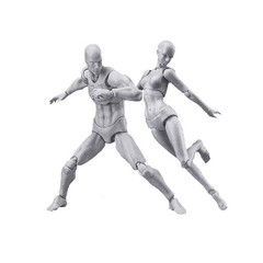 Artists Manikin Art Mannequin Figures Supplies Drawing Gray Colored Version