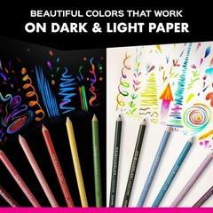 Premier Colored Pencils, Soft Core, Assorted Colors, 24 Count – Durable, Vibr…
