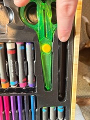 Alex Brands Deluxe Wooden Art Set 142 Pc Colored Pencil Marker Crayon Case