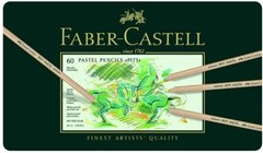 Faber-Castell Pitt Pastel colored pencils, 60-color set, in cans, 112160 Japan