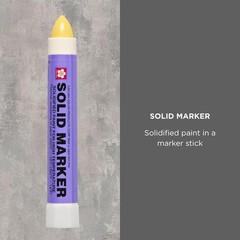 Sakura Permanent Yellow Marker Pen – Fast Drying, Marks Any Surface Effortlessly