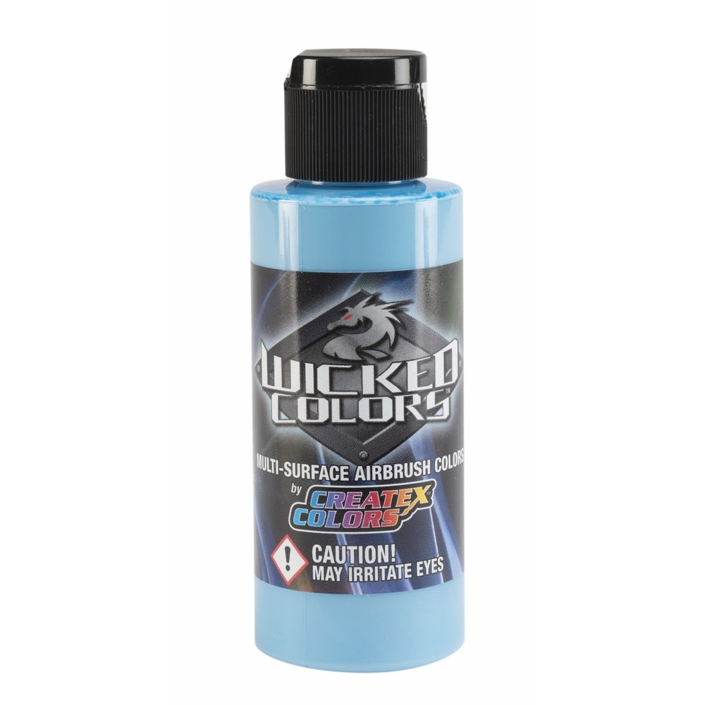 Createx Wicked Colors W013 Laguna Blue 16oz water-based universal airbrush paint