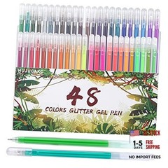 Gel Pen Glitter Gel Pens Fine Tip Pens with 150% More Ink for Adults Multicolor