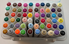 Ohuhu – Marker Pens Dual Tip 60 Color Colored Pens Water Based Vibrant
