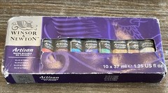 Winsor & Newton Artisan Water Mixable Oil Color Paint Set, 1.25-Oz (37Ml) Tubes,