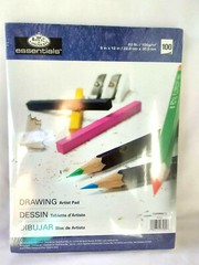 Drawing Artist Pad Royal Langnickel Essentials 9 X 12 100 Sheets 62lb.