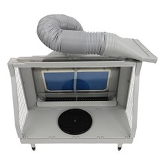 Airbrush Spray Booth Dual-Filter Portable Hobby Airbrush Paint Spray Booth