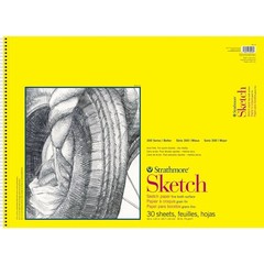 Strathmore 300 Series Sketch Pad 18×24 Inch 30 Sheets Lightweight Art Paper