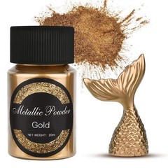 Metallic Gold Silver Mica Powder Pigment Pearlescent Epoxy Uv Resin Dye Jewelry