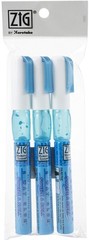 Kuretake Zig 2 Way Glue Pen 1mm Ball Tip 3 pcs Set, Adhesive fo Kitchen
