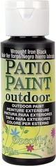 DecoArt Patio Paints – 2 Pack 2oz Wrought Iron Paint – Acrylic Water Based Weath
