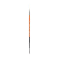 KINGART Radiant 6050-18/0 Script Liner Premium Golden Synthetic Brush for Paint
