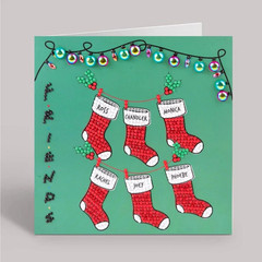 Holiday Cheer Crystal Art Card Kit 18x18cm/7.09×7.09inches