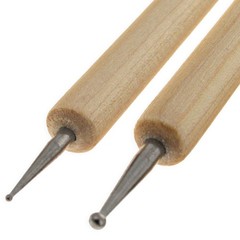 Set of 2 Double Sided Drop Pull Tools for Pysanky Easter Eggs Decorating
